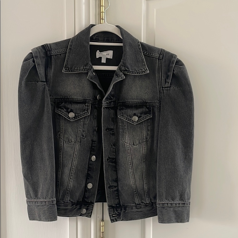 Frame Denim Rosette Jacket Grey